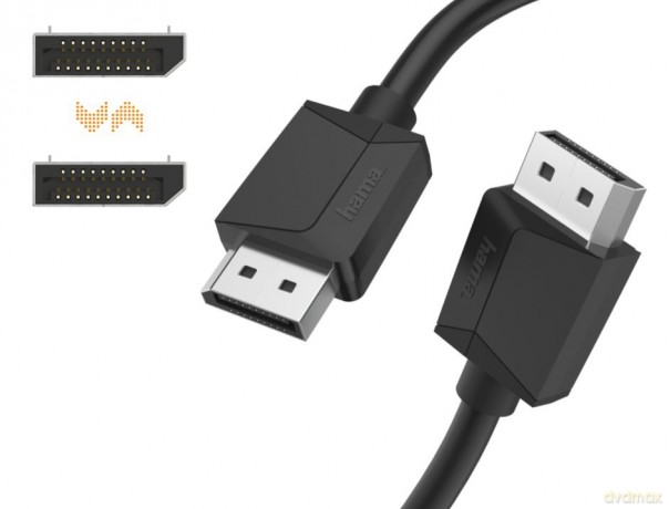 Kabel displayport DP 1.2 ultra HD 4k 3m