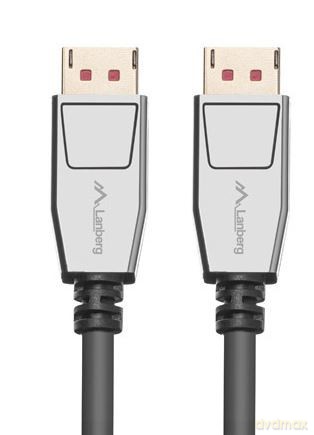 Kabel DISPLAYPORT M/M 20 PIN V1.4 1.8m 8K czarny