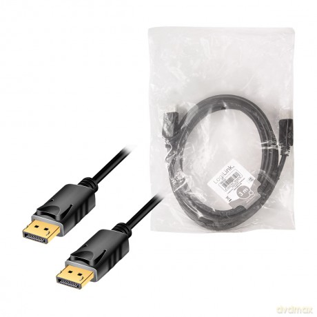 Kabel DisplayPort M/M 4K/60Hz, 3m Czarny