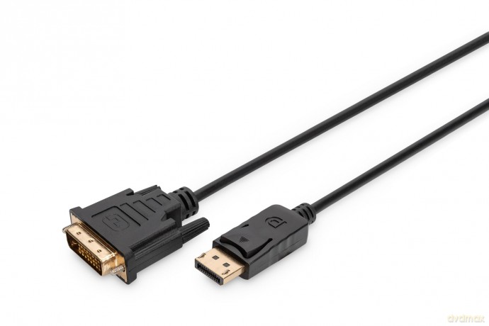 Kabel DisplayPort z zatrzaskiem 1080p 60Hz FHD Typ DP/DVI-D (24+1) M/M 3m