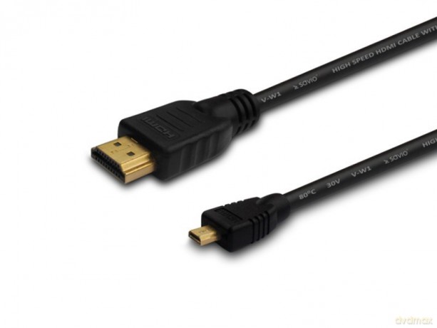 Kabel HDMI (M) - micro HDMI (M) 1m, czarny, CL-39