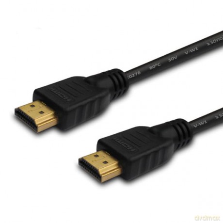 Kabel HDMI (M) 20m, czarny, złote końcówki, v1.4 high speed, ethernet/3D, CL-75