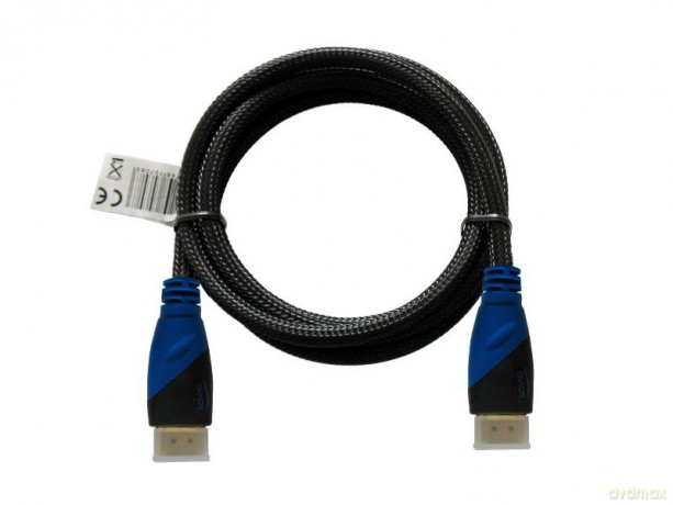 Kabel HDMI (M) 5m, oplot nylonowy, złote końcówki, v1.4 high speed, ethernet/3D, CL-49