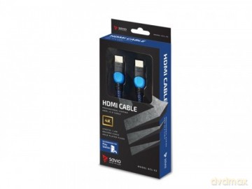 Kabel HDMI 2.0 niebiesko-czarny 1,8m, GCL-02