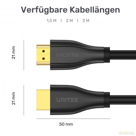 Kabel HDMI 2.0 PREMIUM CERTIFIED, 2M, M/M; C1048GB