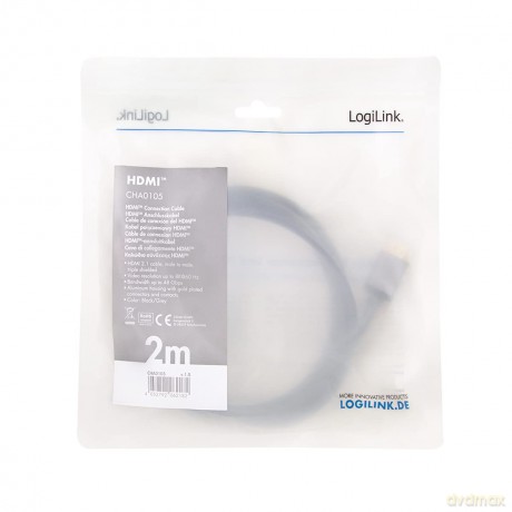 Kabel HDMI 2.1 8K/60Hz Aluminiowy 2m