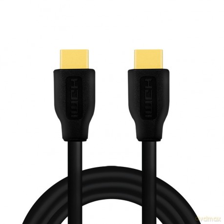 Kabel HDMI 4K/60Hz, CCS 2m Czarny