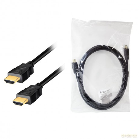Kabel HDMI 4K/60Hz, CCS 3m Czarny