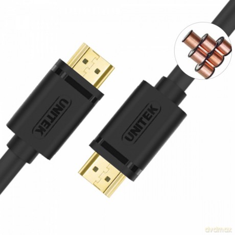 Kabel HDMI M/M 1,5m v2.0, pozłacany, Basic; Y-C137M