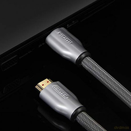 Kabel HDMI M/M 10m, v2.0, oplot, złoty, Y-C142RGY