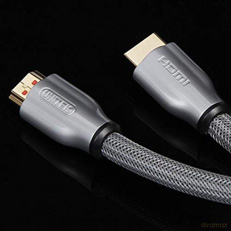 Kabel HDMI M/M 10m, v2.0, oplot, złoty, Y-C142RGY