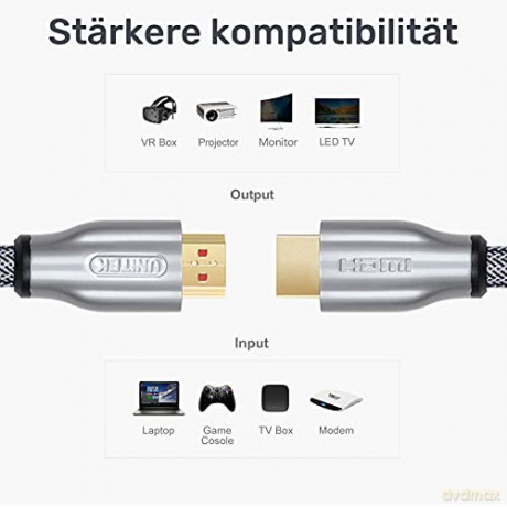 Kabel HDMI M/M 10m, v2.0, oplot, złoty, Y-C142RGY