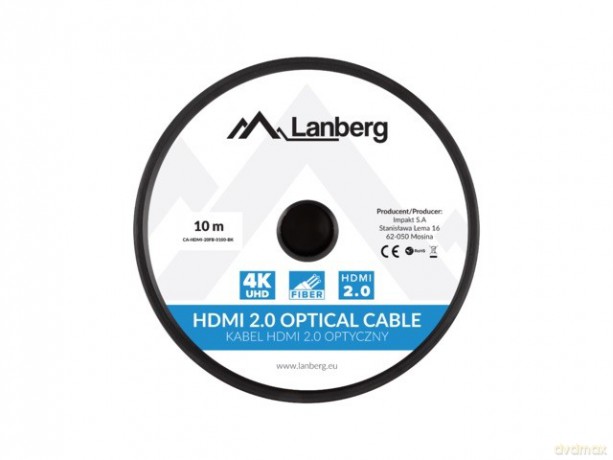Kabel HDMI M/M v2. 10M czarny optyczny AOC