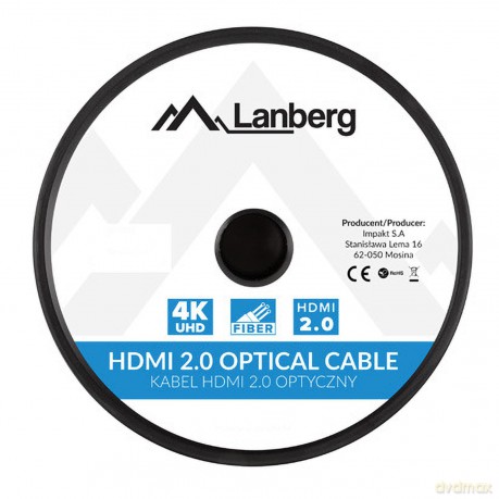 Kabel HDMI M/M v2.0 CA-HDMI-20FB-0500-BK 50m czarny