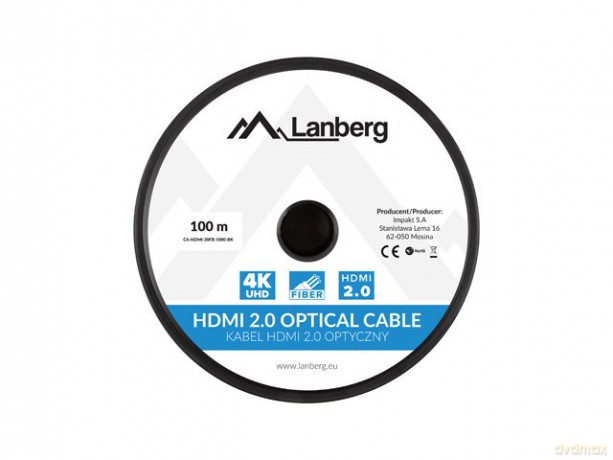 Kabel HDMI M/M v2.0 CA-HDMI-20FB-1000-BK 100m czarny