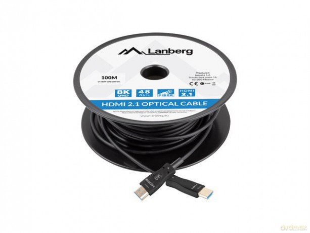 Kabel HDMI M/M v2.1 100M 8K czarny optyczny AOC