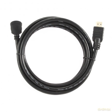 Kabel HDMI-HDMI v2.0 3D TV High Speed Ethernet 1.8M kątowy 90'' (pozłacane końcówki)