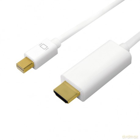 Kabel mini DisplayPort do HDMI,4K, 5m Biały