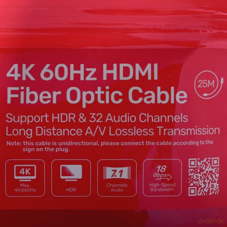 Kabel Optyczny HDMI 2.0 25m AOC 4K60Hz C11072BK-25M
