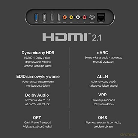 Kabel Optyczny HDMI 2.1 AOC 5m 4K60Hz C11027DGY