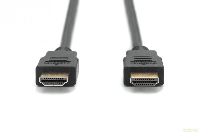 Kabel połączeniowy HDMI HighSpeed z Ethernetem 4K 30Hz UHD Typ HDMI A/HDMI A M/M 10m Czarny