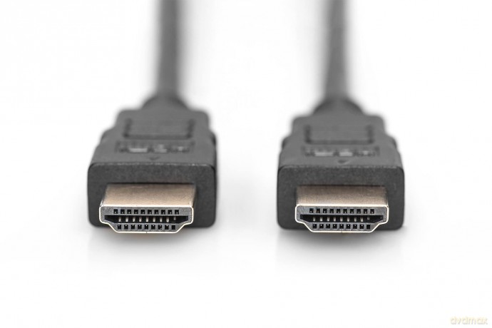Kabel połączeniowy HDMI HighSpeed z Ethernetem 4K 60Hz UHD Typ HDMI A/HDMI A M/M 1m Czarny