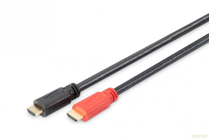Kabel połączeniowy HDMI HighSpeed ze wzmacniaczem 1080p 60Hz FHD Typ HDMI A/HDMI A M/M 20m Czarny