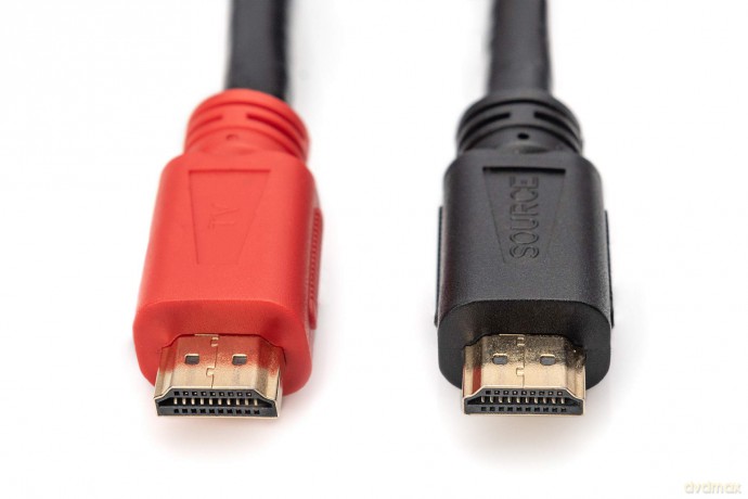 Kabel połączeniowy HDMI HighSpeed ze wzmacniaczem 1080p 60Hz FHD Typ HDMI A/HDMI A M/M 20m Czarny