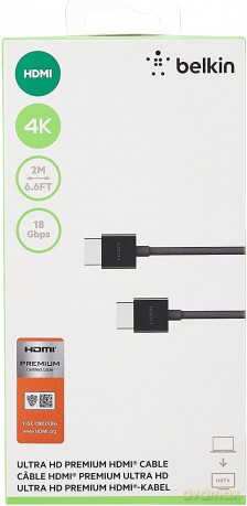 Kabel Premium HDMI 2m czarny