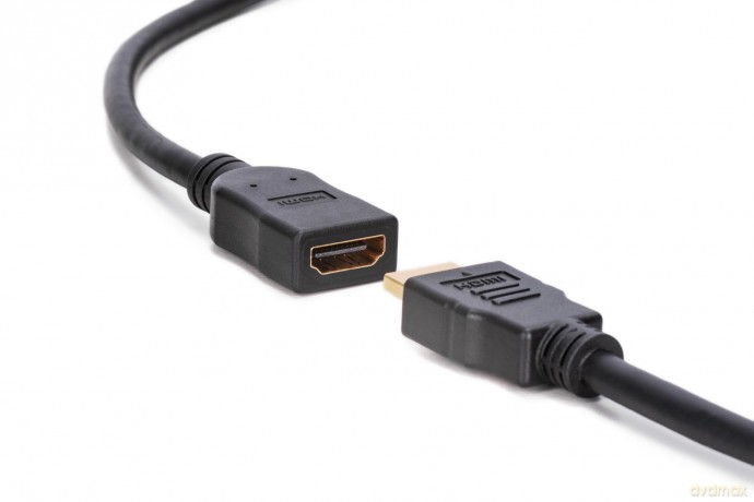 Kabel przedłużający HDMI HighSpeed z Ethernetem 1080p 60Hz FHD Typ HDMI A/HDMI A M/Ż 5m Czarny