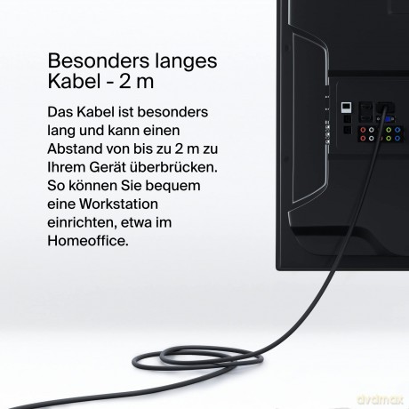 Kabel USB C na DisplayPort 1. 4 2m 8K 60Hz 4K 144Hz