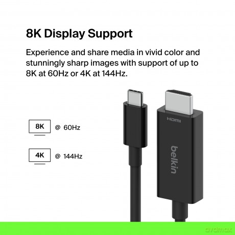 Kabel USB C na HDMI 2.1 2m 8K 60Hz