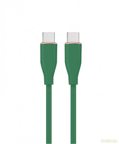 Kabel USB C(M) do USB C(M) 1.5M zielony