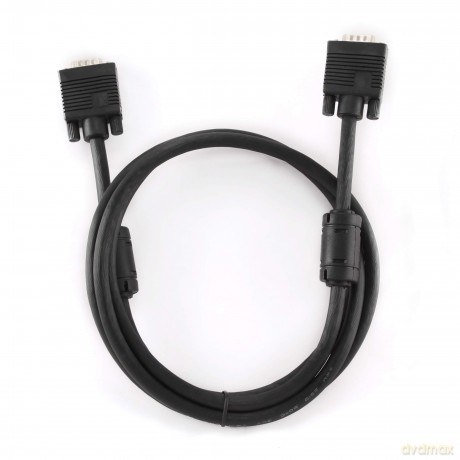 Kabel VGA 15M/15M EKRAN+FERRYT 1.8M BLACK