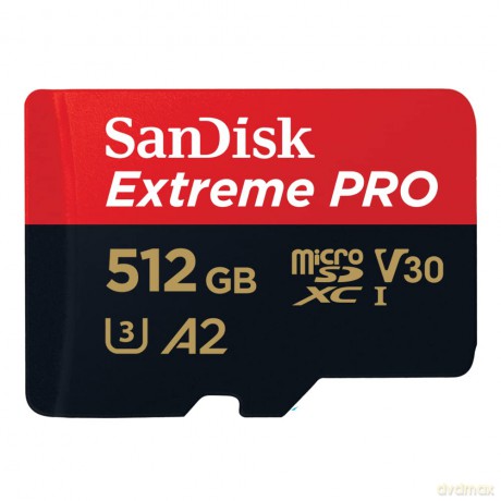 Karta Extreme Pro microSDXC 512GB 200/140 MB/s A2 V30 U3