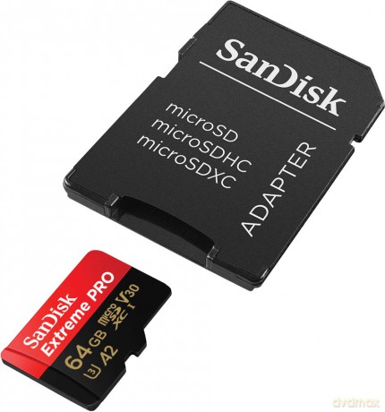 Karta Extreme Pro microSDXC 64GB 200/90 MB/s A2 V30