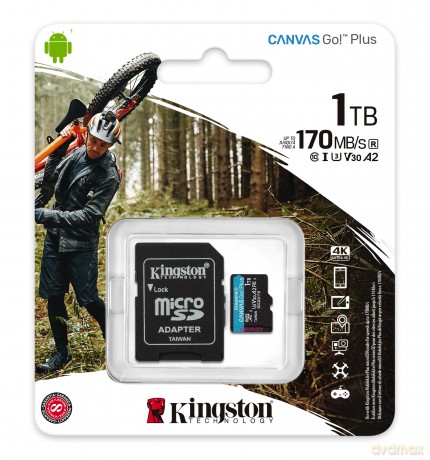 Karta microSD 1TB Canvas Go Plus 170/90MB/s Adapter