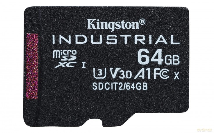 Karta microSD 64GB CL10 UHS-I Industrial bez adaptera