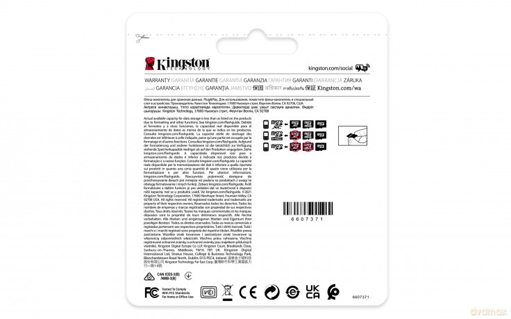 Karta microSD 64GB CL10 UHS-I Industrial bez adaptera