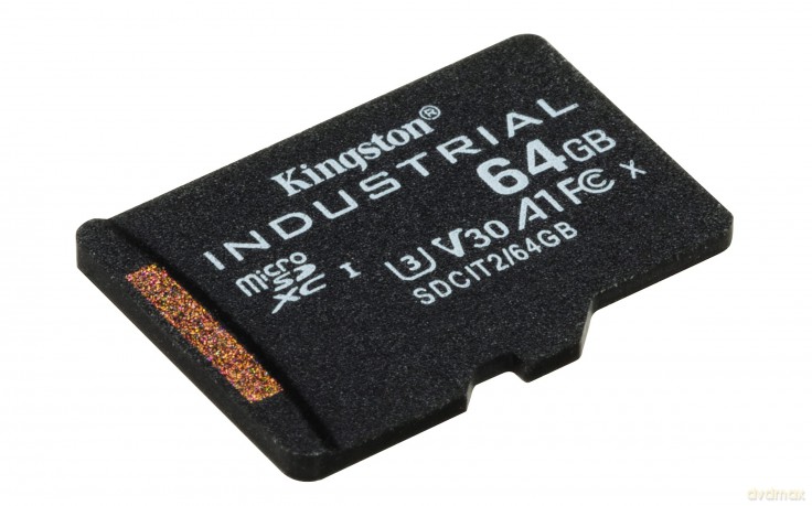 Karta microSD 64GB CL10 UHS-I Industrial bez adaptera