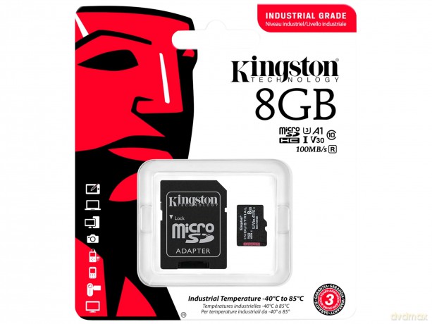 Karta microSD 8GB CL10 UHS-I Industrial