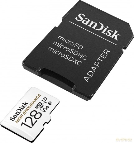 Karta microSD High Endurance microSDXC 128GB monitoring
