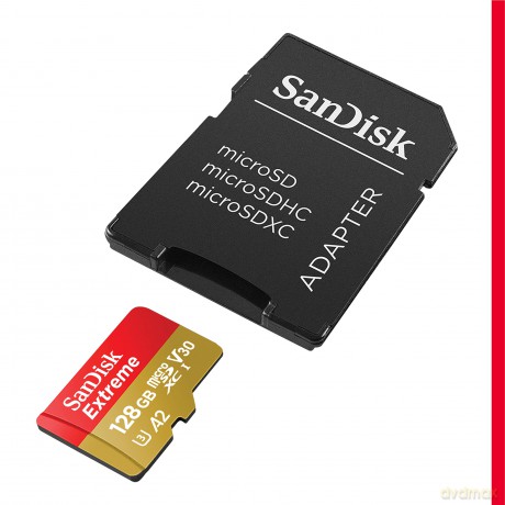 Karta pamięci Extreme microSDXC 128GB 190/90 MB/s A2 V30 U3