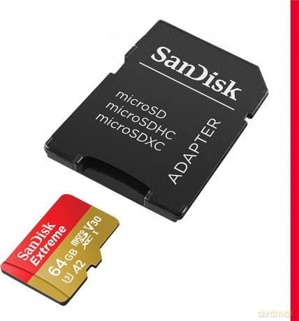 Karta pamięci Extreme microSDXC 64GB 170/80 MB/s A2 V30 U3
