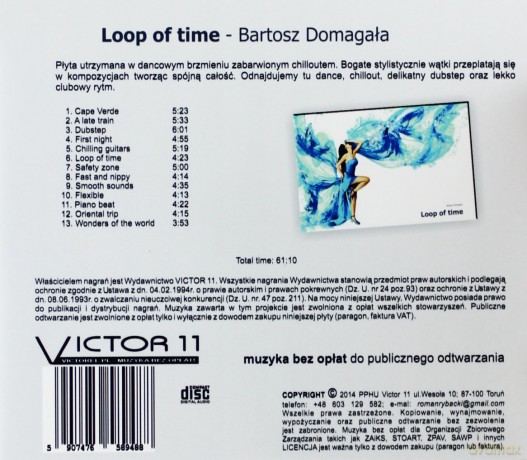 Bartosz Domagała: Loop of time [CD]