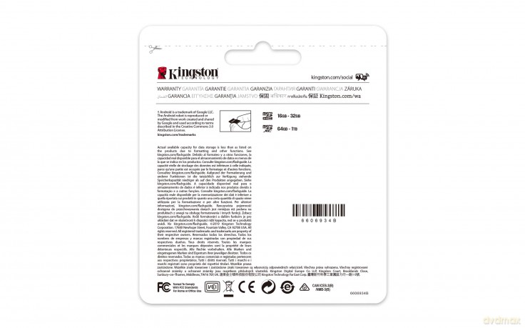 Karta pamięci microSD 512GB Canvas Select Plus 100/85MB/s