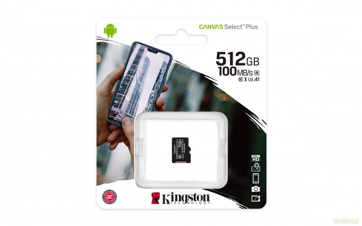 Karta pamięci microSD 512GB Canvas Select Plus 100/85MB/s