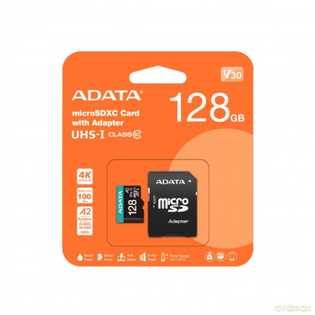 Karta pamięci microSD Premier Pro 128 GB UHS1 U3 V30 A2 + adapter
