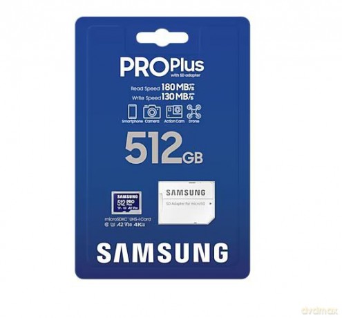 Karta pamięci microSD PRO+ MD-MD512SA/EU + adapter