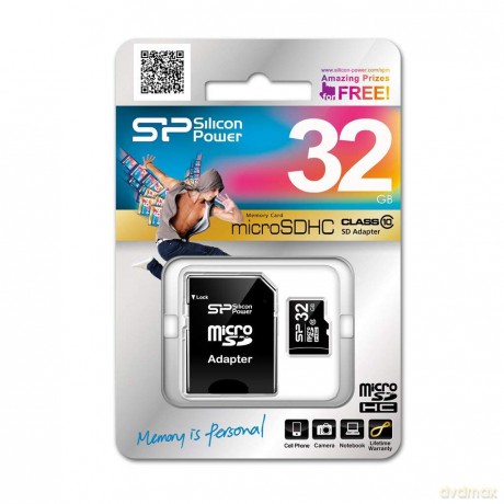 Karta pamięci microSDHC 32GB CLASS 10 + adapter